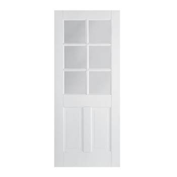 White Canterbury Glazed Door